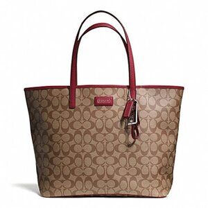 Coach Park Metro Signature C's Tote Bag XL